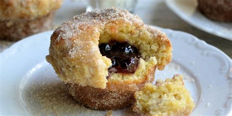 lower-calorie-baked-jam-doughnuts-recipe-great image