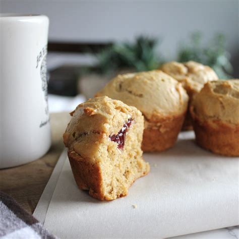 peanut-butter-jam-muffins-craft-of-cooking-food image