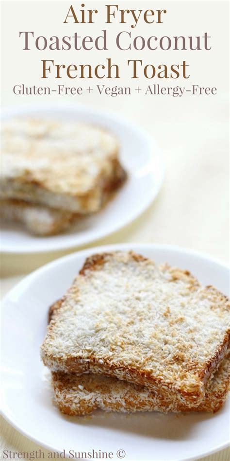 air-fryer-toasted-coconut-french-toast-gluten-free image