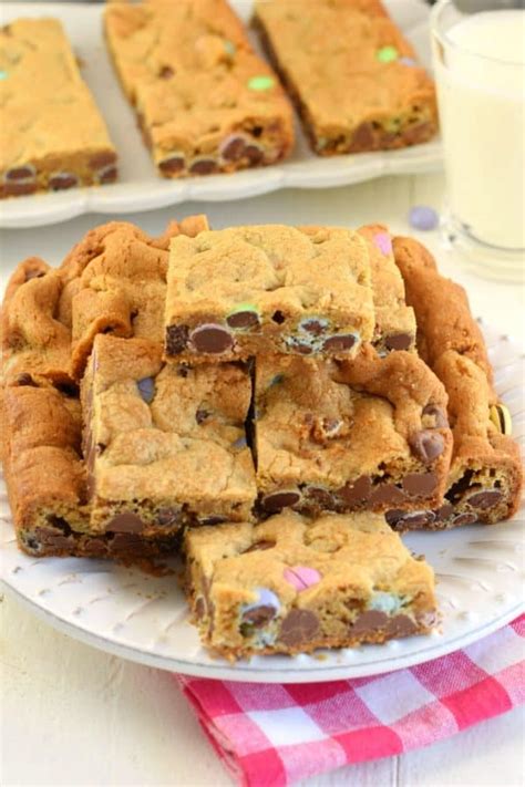 the-best-soft-and-chewy-mms-cookie-bars image