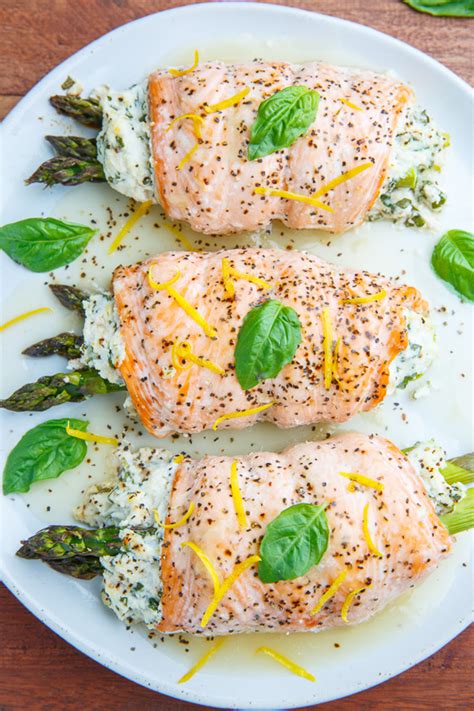 asparagus-and-lemon-and-basil-ricotta-stuffed-salmon image