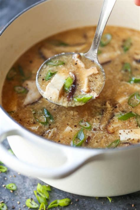 easy-hot-and-sour-soup-damn-delicious image