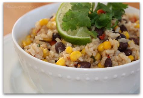 brown-rice-and-black-beans-tasty-kitchen image