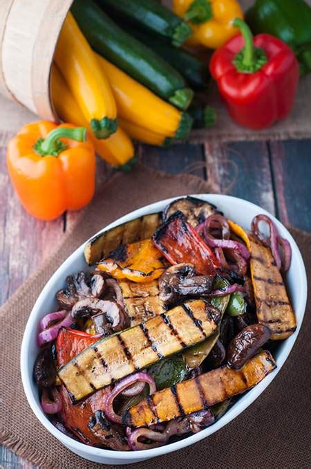 balsamic-marinated-grilled-vegetables-photos-food image