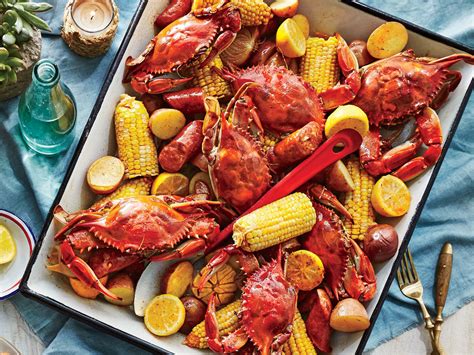 crab-boil-with-beer-and-old-bay-recipe-southern-living image