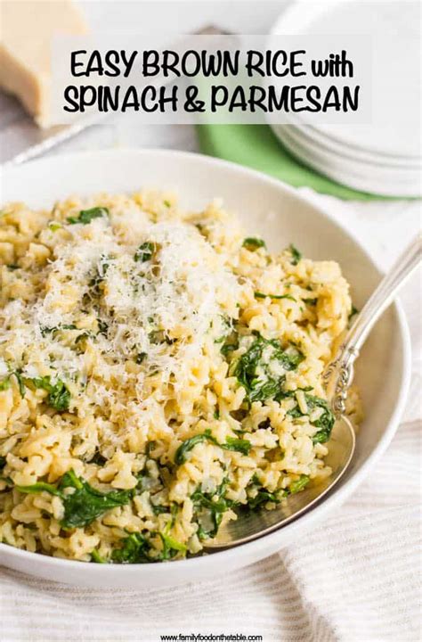 brown-rice-with-spinach-and-parmesan-cheese image