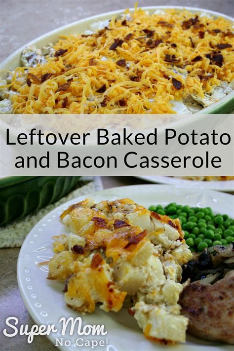 leftover-baked-potato-and-bacon-casserole-the image