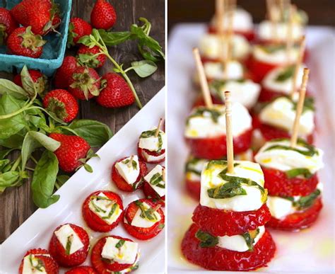 strawberry-caprese-with-lemon-and-basil-cooking-on image