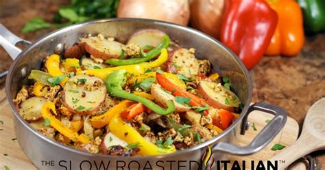 italian-sausage-pepper-and-potato-skillet-in-just-30 image