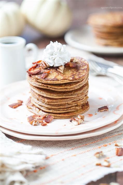 spiced-pumpkin-pancakes-against-all-grain image