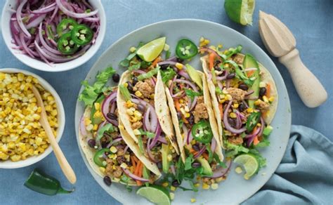 turkey-black-bean-tacos-with-red-onion-salsa image