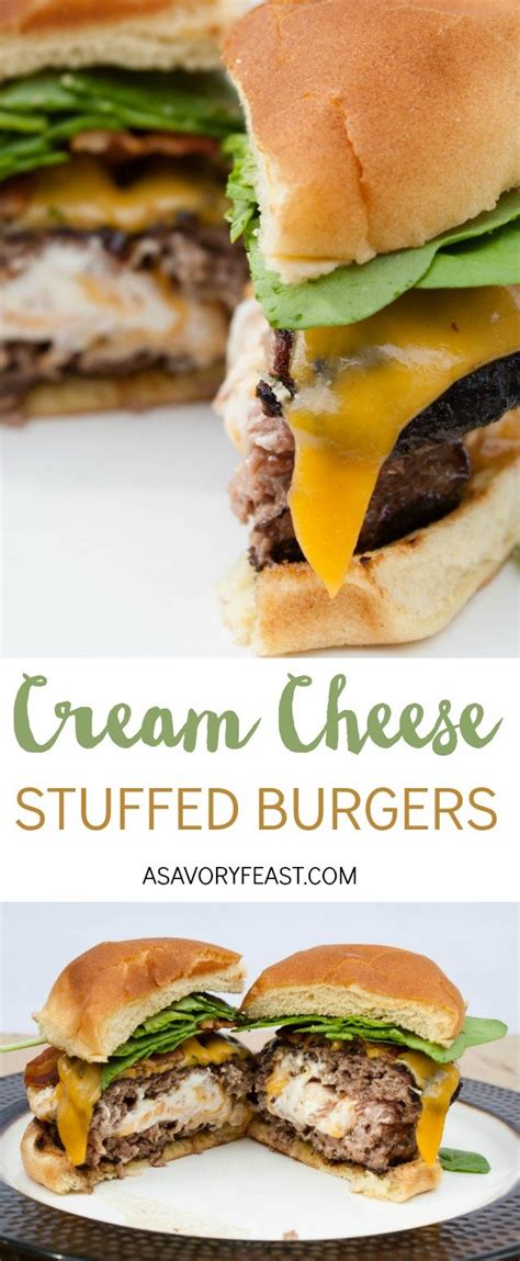 cream-cheese-stuffed-burgers-a-savory-feast image