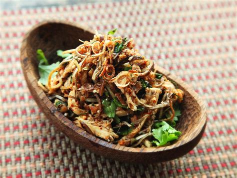 thai-style-spicy-chicken-banana-blossom-and-herb-salad image