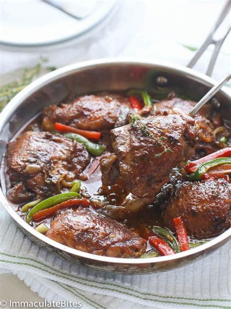 slow-cooker-jamaican-brown-stew-chicken-immaculate image