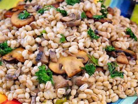 barley-pilaf-with-mushrooms-a-deliciously-savory image