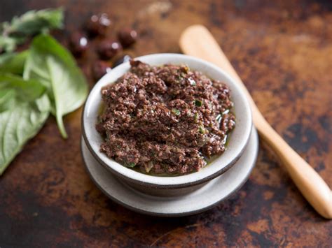 black-olive-tapenade-with-garlic-capers-and-anchovies image