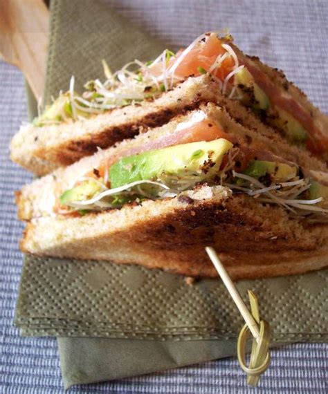 chic-club-sandwich-with-smoked-salmon-and-avocado image