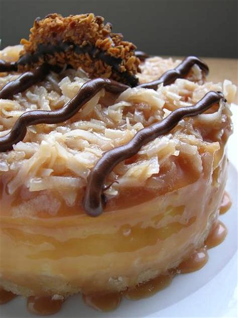 samoas-cookie-cheesecake-sweet-recipeas image