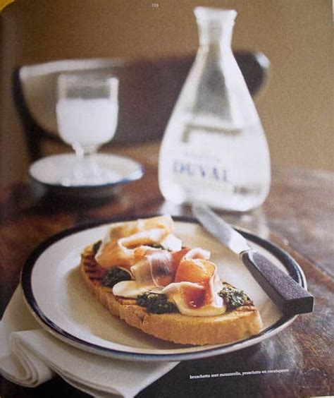 bruschetta-with-mozzarella-prosciutto-and-kitchen image