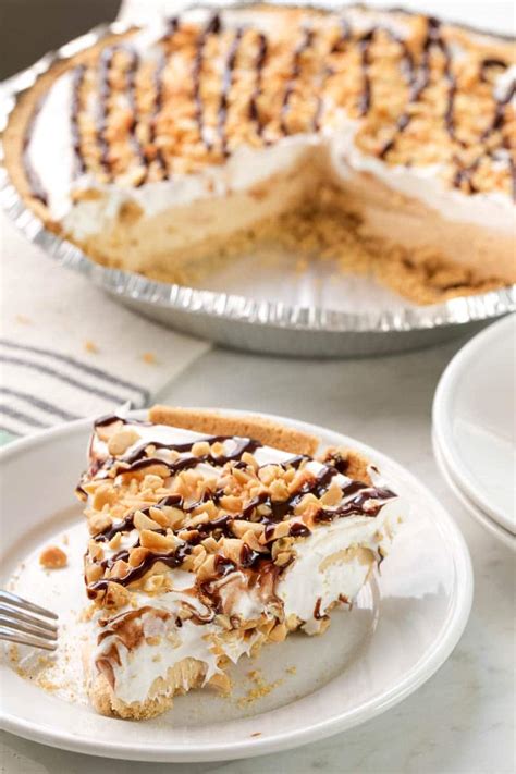 no-bake-peanut-butter-pie-4-ingredients-all-things image