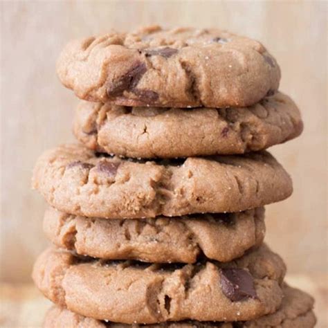 chocolate-chip-peanut-butter-cookies-easy-homemade image