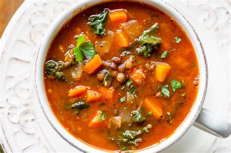 lentil-soup-recipe-with-kale-saving-room-for-dessert image