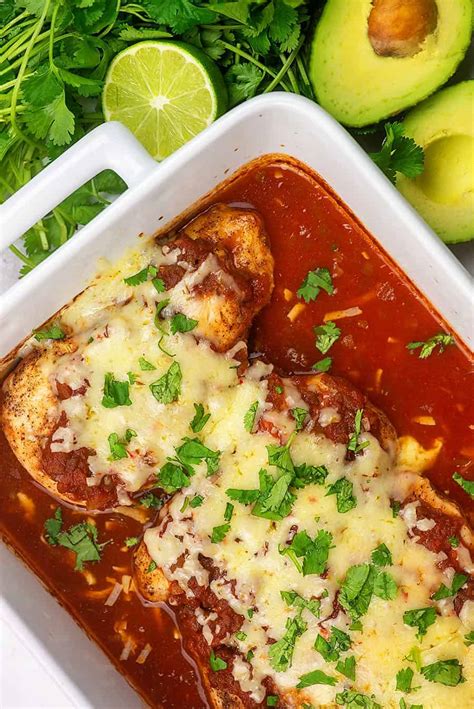 baked-salsa-chicken-low-carb-family-friendly image