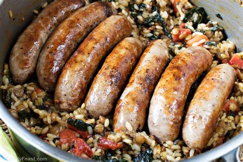 italian-sausage-with-lentils-rice-a-family-feast image