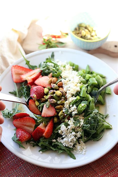 arugula-salad-with-strawberries-and-feta-delightful image