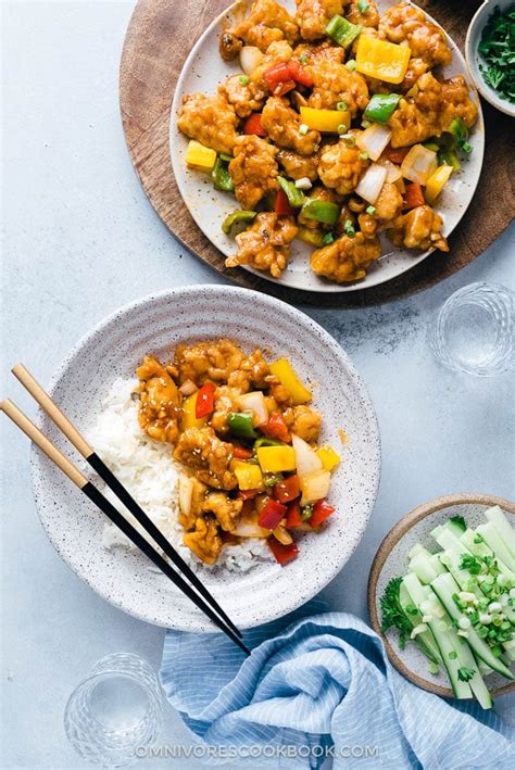sweet-and-sour-chicken-without-deep-frying image
