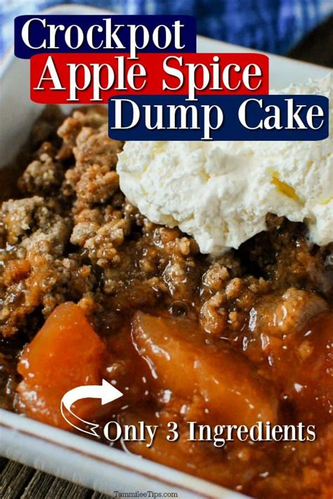 super-easy-crock-pot-apple-spice-dump-cake image