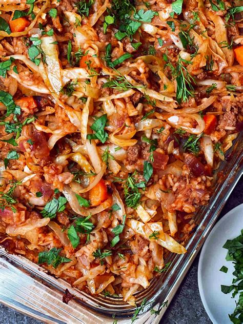 best-lazy-cabbage-roll-casserole-healthy-taste-of-life image