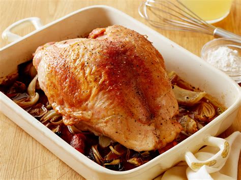 roast-turkey-breast-with-gravy-food-network-kitchen image