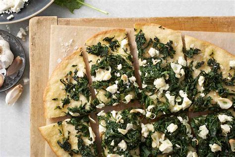 thin-crust-spinach-feta-pizza-recipe-king image