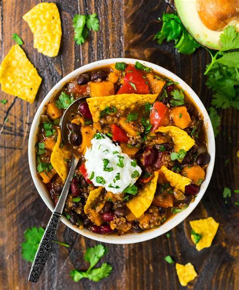 instant-pot-vegetarian-chili-well-plated-by-erin image