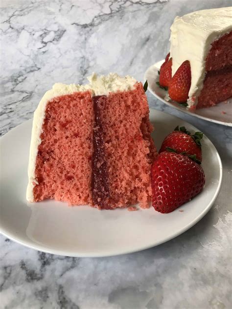 jelly-donut-cake-strawberry-filling-and-delicious-frosting image
