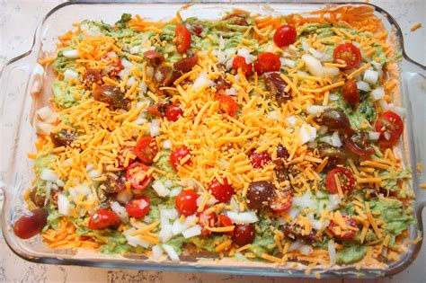 7-layer-mexican-bean-dip-heidis-home-cooking image