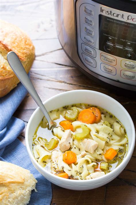 instant-pot-chicken-noodle-soup-easy-and-healthy image