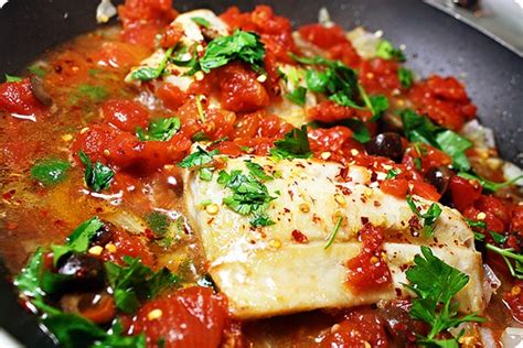 red-snapper-with-tomatoes-olives-and-onions-the image