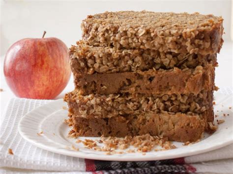 apple-oatmeal-breakfast-bread-food-network-healthy image