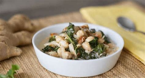 braised-coconut-spinach-and-chickpeas-with-lemon image