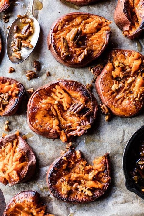 crispy-roasted-sweet-potatoes-with-bourbon-maple-butter image