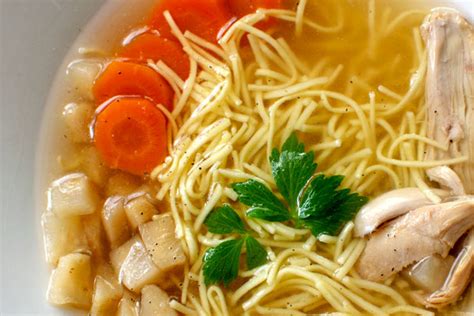 rosł-polish-chicken-soup-with-noodles-recipe-polonist image