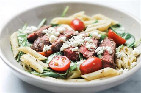 quick-easy-healthy-steak-pasta-dinner-snug image