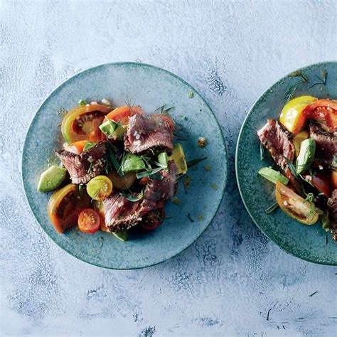 juicy-steak-and-tomato-salad-recipe-justin-chapple image