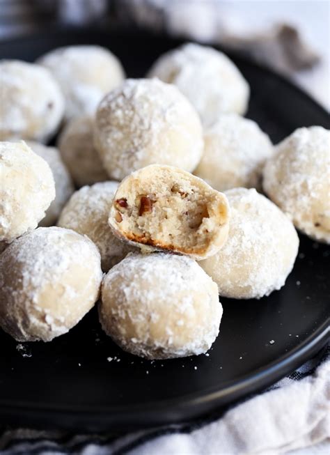 russian-tea-cakes-recipe-easy-snowball-cookies image