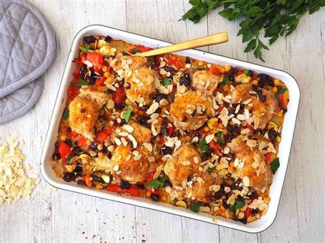 one-pan-moroccan-chicken-with-couscous-lyndi image
