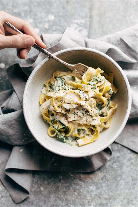 5-ingredient-creamy-kale-pasta-recipe-pinch-of-yum image