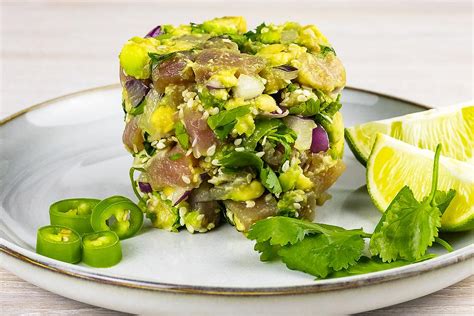 tuna-ceviche-with-cilantro-avocado-recipe-this-easy image