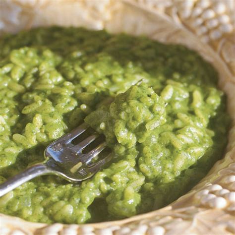spinach-herb-risotto-recipe-finecooking image